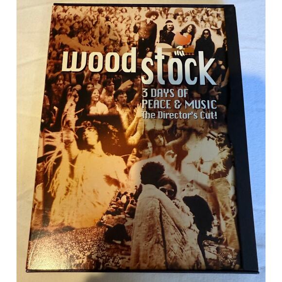Woodstock: 3 Days of Peace and Music - The Directors Cut (DVD) - Picture 1 of 4